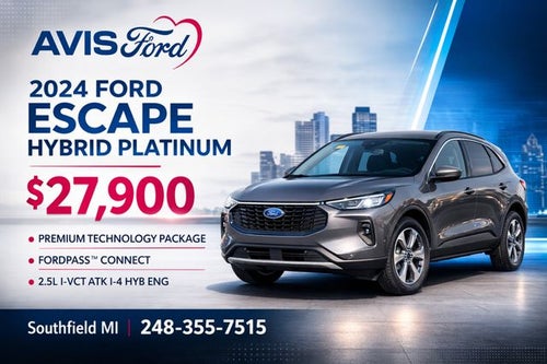 2024 Ford Escape Hybrid Platinum