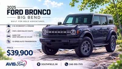 2025 Ford Bronco Big Bend
