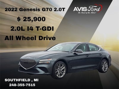 2022 Genesis G70 2.0T