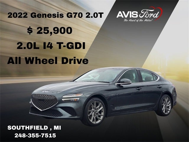2022 Genesis G70 2.0T