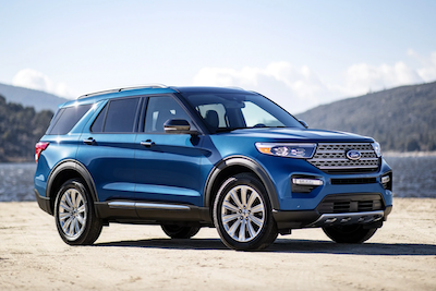 Seating for up to seven: Ford Explorers