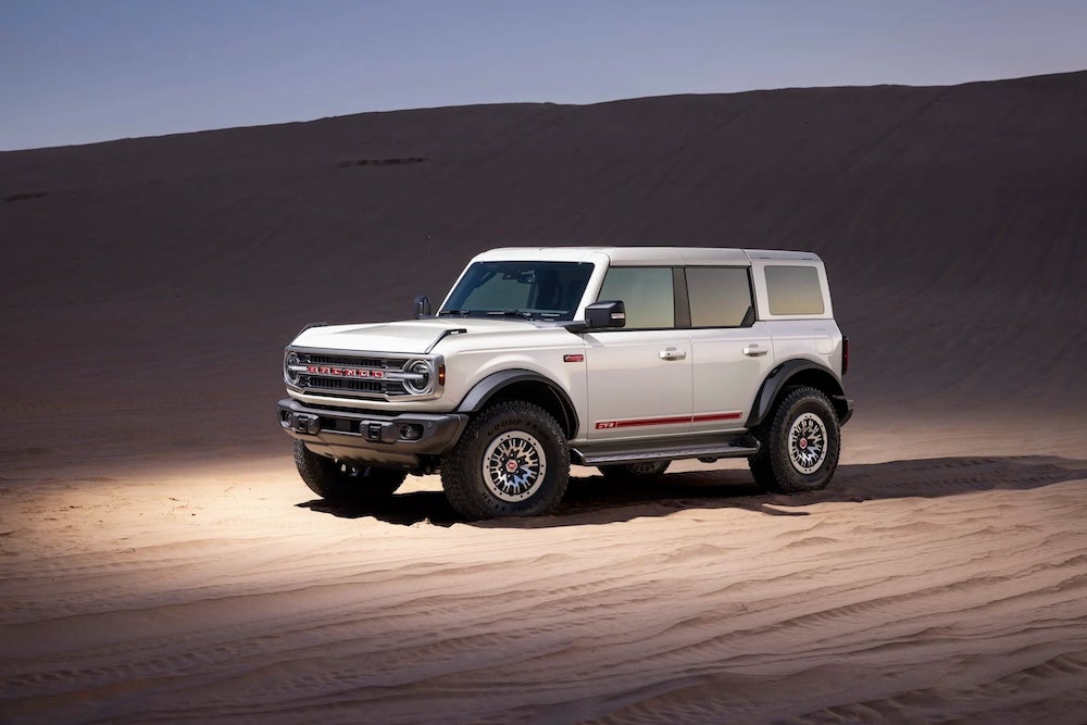 Ford Bronco 60th anniversary edition in white
