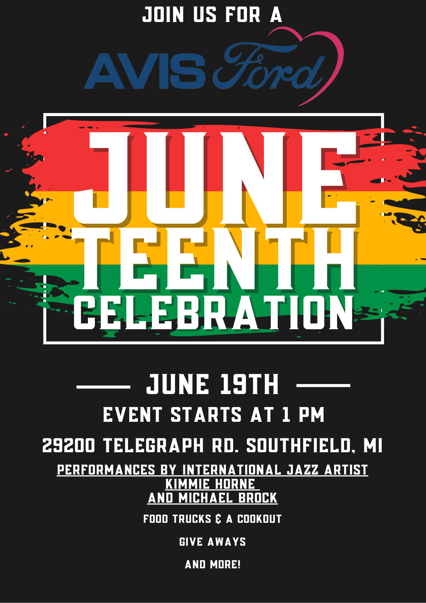 Avis Ford Juneteenth Celebration